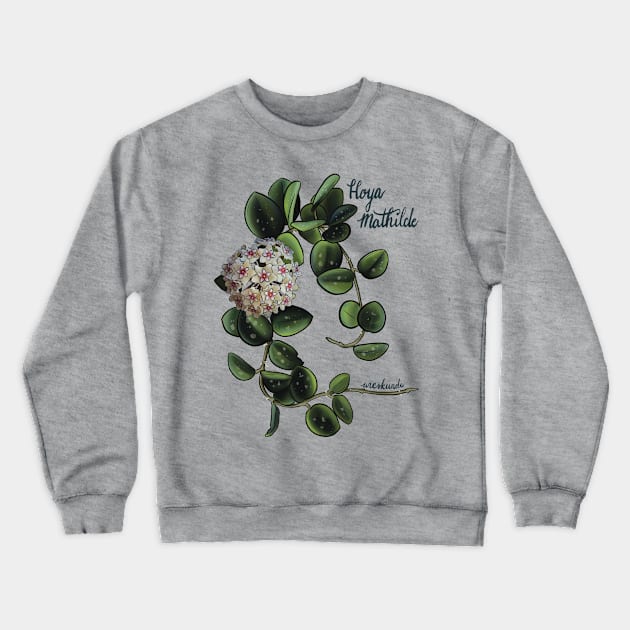 Hoya mathilde in bloom Crewneck Sweatshirt by Wieskunde